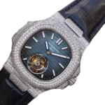 Patek Philippe Nautilus Tourbillon “Jumbo” Blue Dial - Image 2