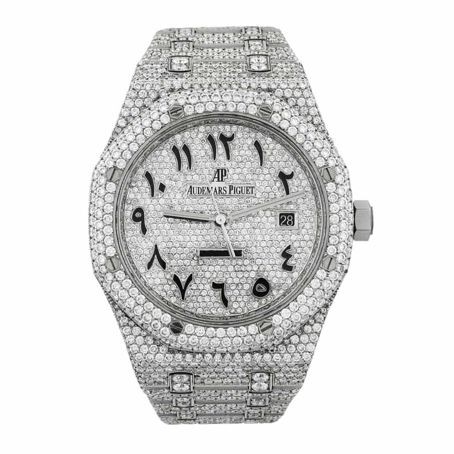 Audemars Piguet Royal Oak "Iced Out" Pavé Set 15400ST