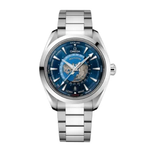 Omega Aqua Terra Worldtimer (43mm) - Blue Map Dial & Cloned Calibre 8938