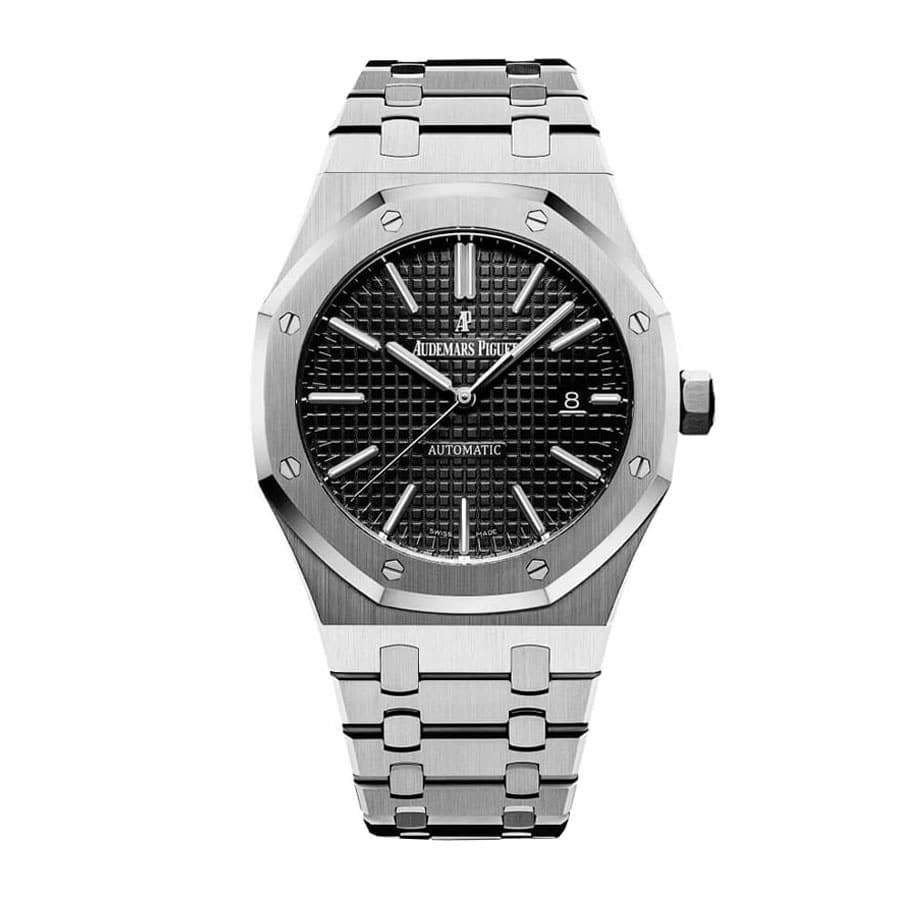 Royal Oak 15400ST Black "Grande Tapisserie" 41mm - Cloned AP 3120