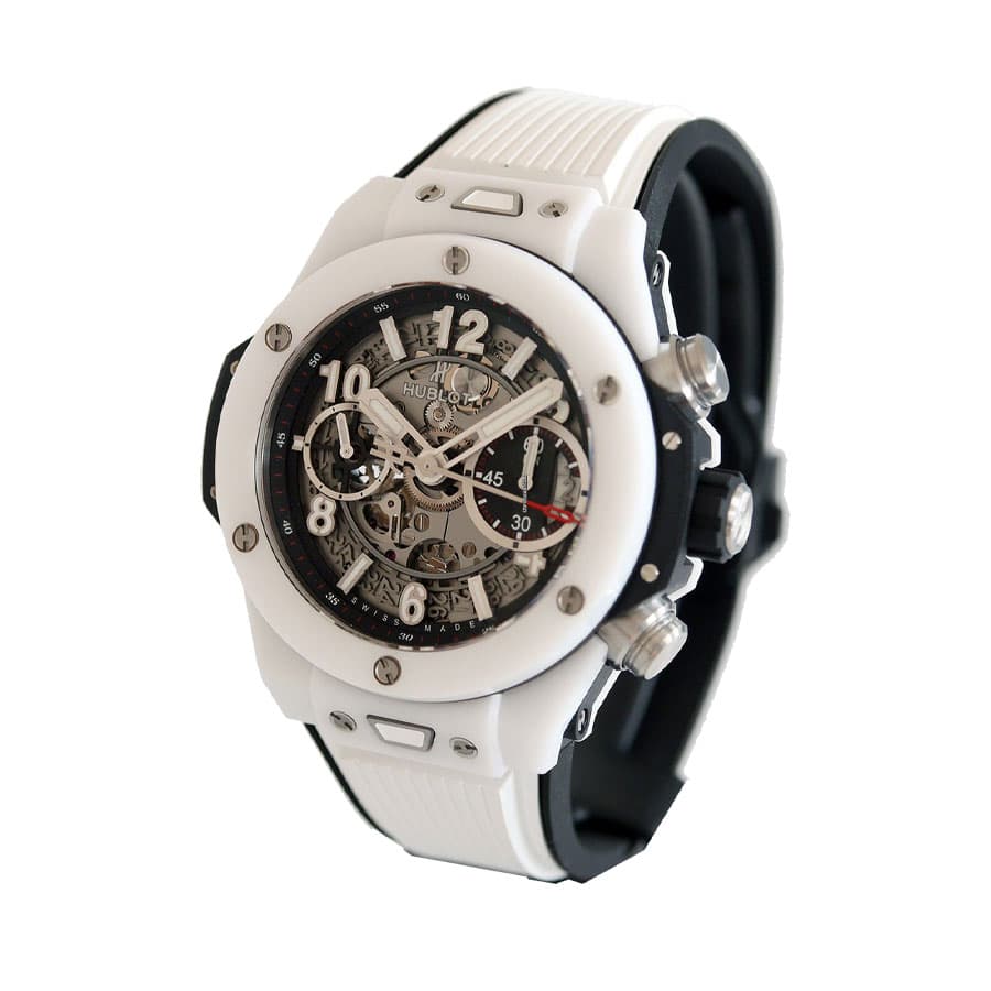 Hublot Big Bang Unico White Ceramic Skeleton (45mm) - Cloned HUB1242 Flyback - Image 4