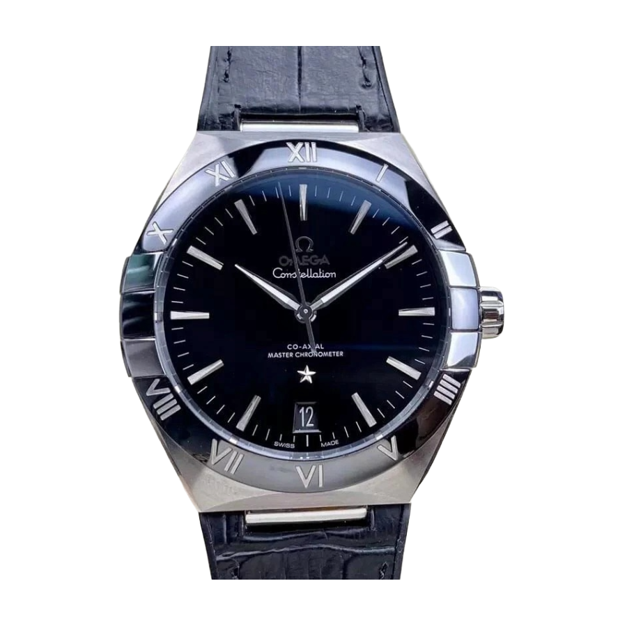 Omega Constellation 41mm Steel - Black Dial & Cloned Calibre 8938 World Timer