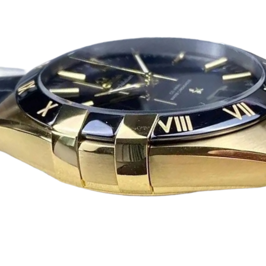 Omega Constellation Full Gold Look (41mm) - Black Dial & Cloned Calibre 8938 World Timer - Image 4