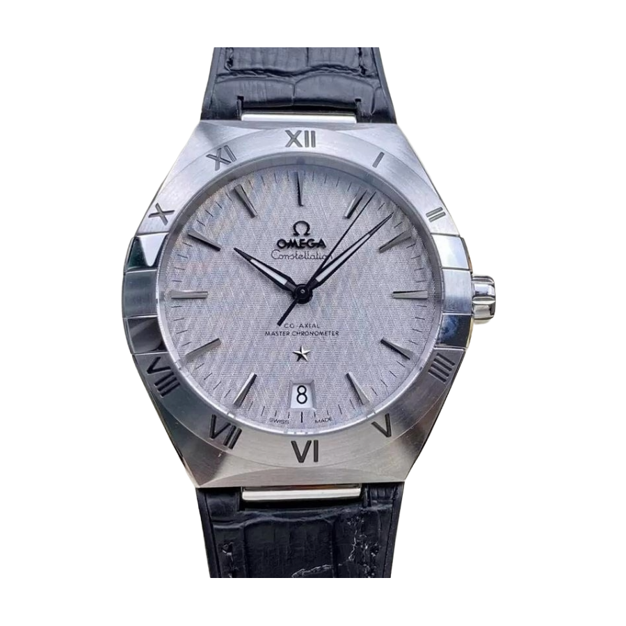 Omega Constellation 41mm Steel - Gray Dial & Cloned Calibre 8938 World Timer