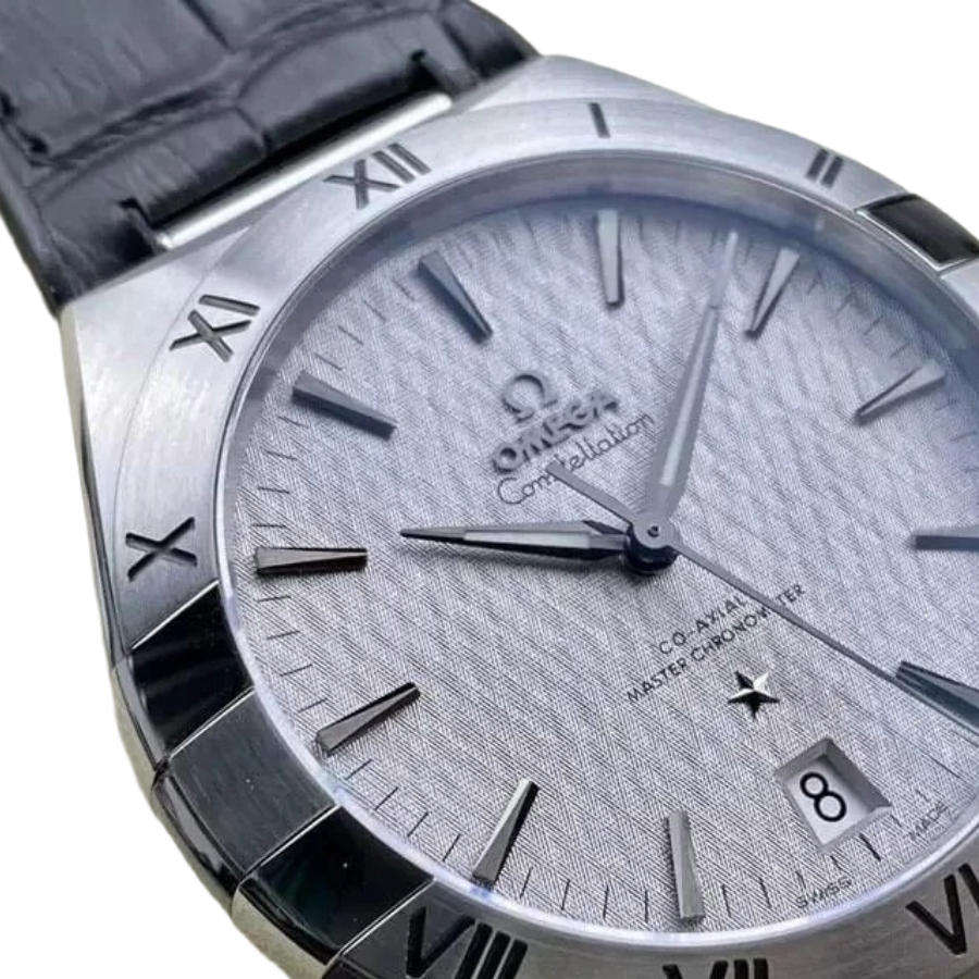 Omega Constellation 41mm Steel - Gray Dial & Cloned Calibre 8938 World Timer - Image 3
