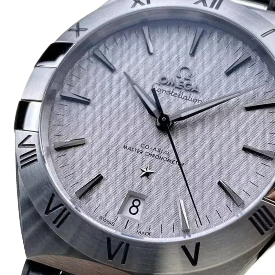 Omega Constellation 41mm Steel - Gray Dial & Cloned Calibre 8938 World Timer - Image 2