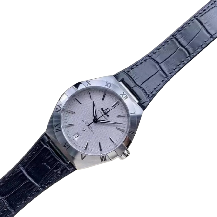Omega Constellation 41mm Steel - Gray Dial & Cloned Calibre 8938 World Timer - Image 6