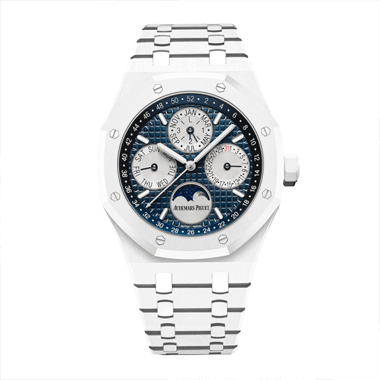 Royal Oak Perpetual Calendar 26579CS White Ceramic - Cloned Calibre AP 5134